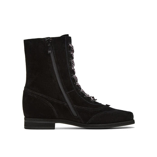 BF楼真美诗栗子甜心2025新冬款羊皮甜美织带甜酷时装西部短靴女吊牌价1998折后价1598 商品图3