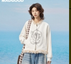 马得工地/MDGDWY13136/无领毛领图腾钉珠开衫卫衣 商品缩略图0