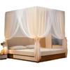 俞兆林 落地款双层方顶宫廷蚊帐150*200cm香槟色 YZL-24060 商品缩略图0