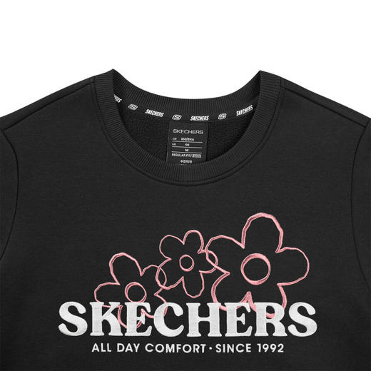 Skechers斯凯奇 女针织套头卫衣 L422W106-0018 商品图3