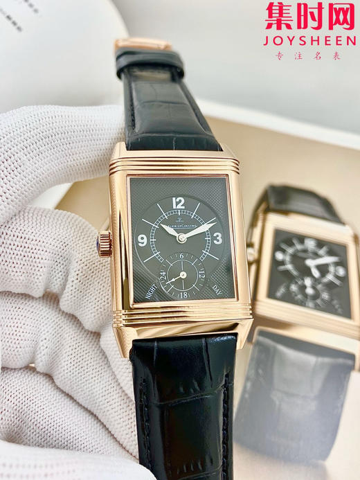 积家翻转系列 双面翻转 两针半 男士机械腕表 Reverso Classic Large Duoface Small Second 男款翻转系列 商品图4