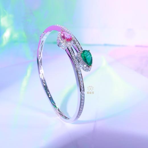 【瑞蛇双舞】卢比莱祖母绿手环CB12502030 商品图5