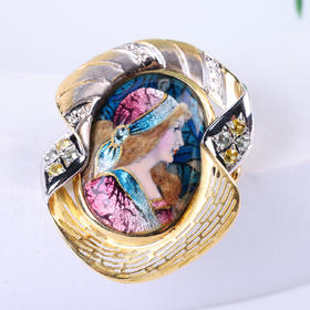 【意中人】梶光夫中古胸针坠   ZX2510079