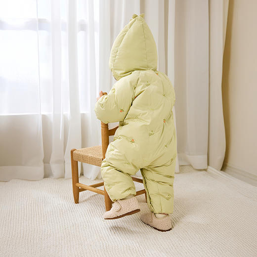【真心绒】迷你巴拉女童羽绒连体衣宝宝婴儿可爱爬服2025冬新款 商品图2