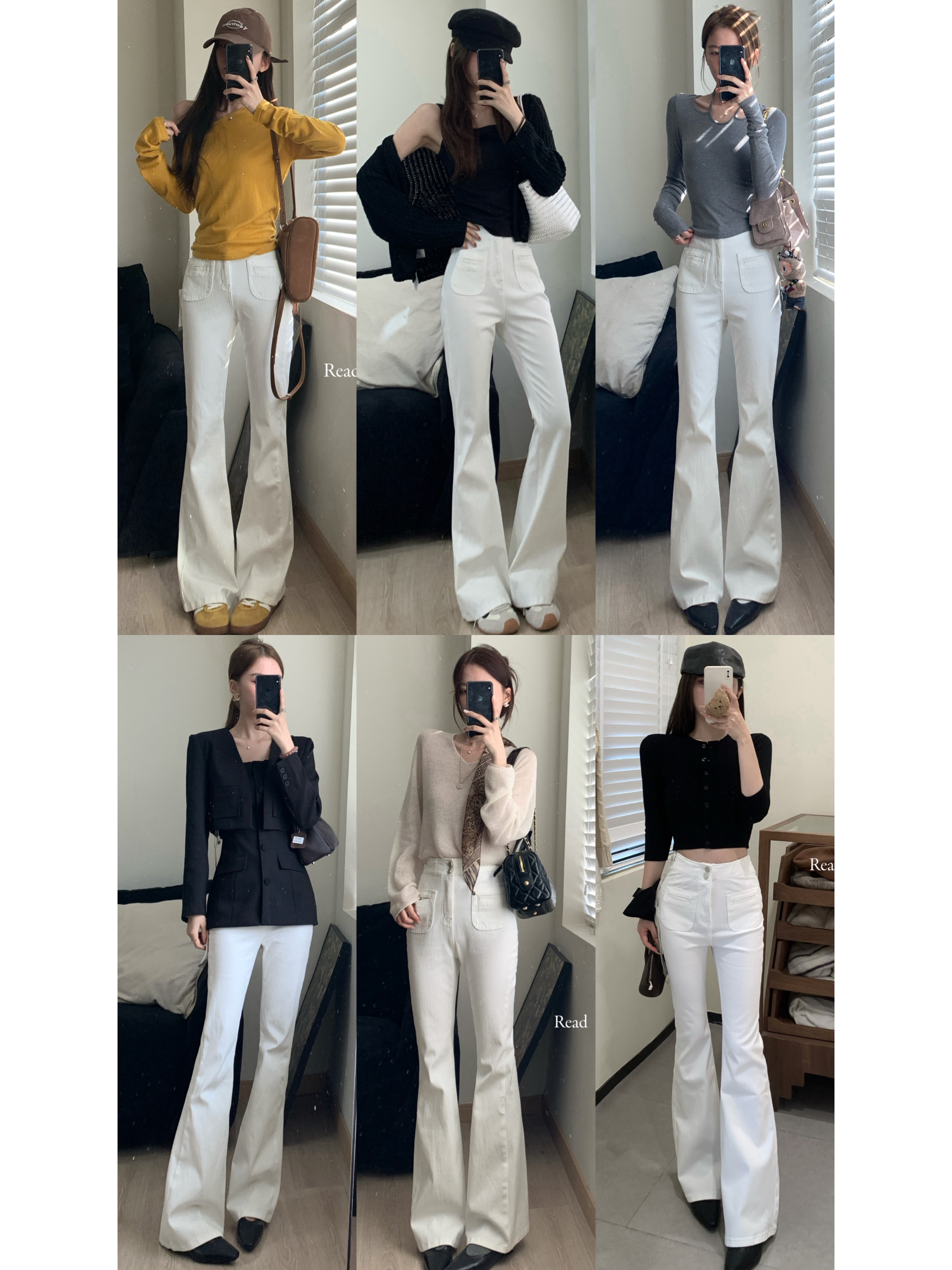 Read Nameless /显瘦神器喇叭裤 白色 2025/10/16
