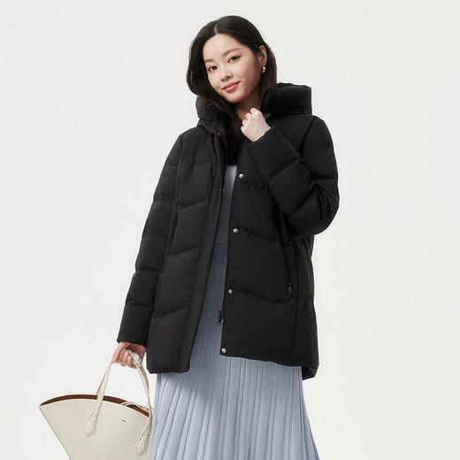 坦博尔 女连帽中长款羽绒服 TBF510506Z 商品图3