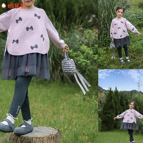 棉果果冬季新品女童复合奥利绒保暖加厚复合绒紧身裤M422206425740