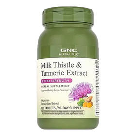 GNC姜黄奶蓟精华120粒