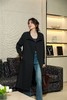 SZ3D51_漆黑色_风衣_秋季_立领收腰中长款宽松显瘦通勤气质_高级女装_BERNIEELEN 伯妮斯茵 商品缩略图0