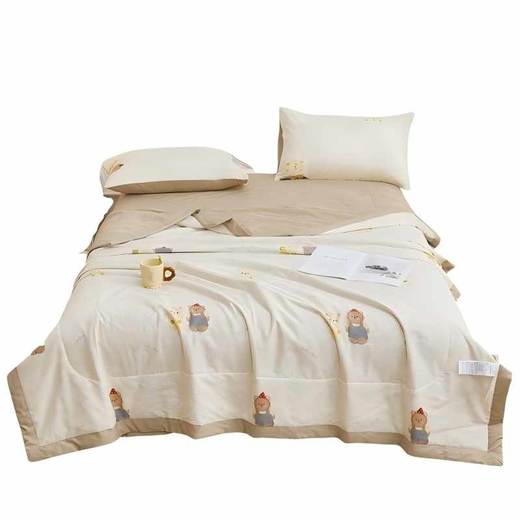 彼加曼 全棉棉花夏被-吉伊小熊 180*200cm BGM-B2518 商品图0