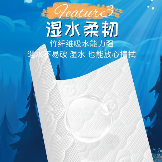 蓝漂 星空系列4D压花抽纸5层260张5包*2组共10包 LP0XCR10B 商品图2