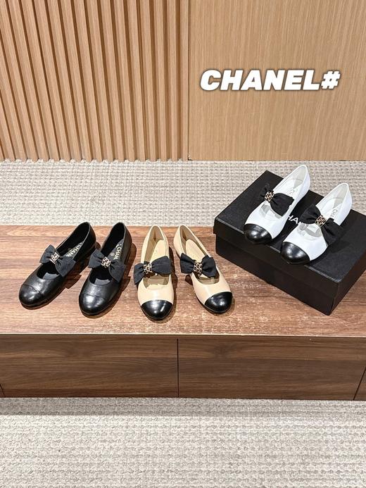 香奈儿 蝴蝶结平底单鞋(DBG) 商品图0