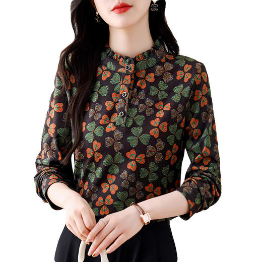 KQL 878f293时尚减龄休闲气质小衫上衣 商品图4