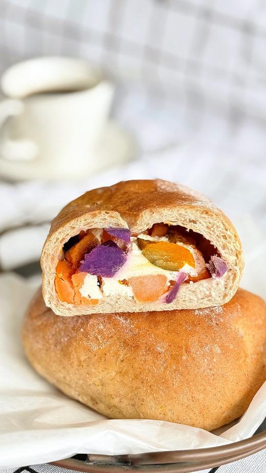  五谷丰登巨无霸｜秋日粮仓“粉糯掌心欧包”｜掰开爆馅板栗香｜减脂期狂喜 商品图0