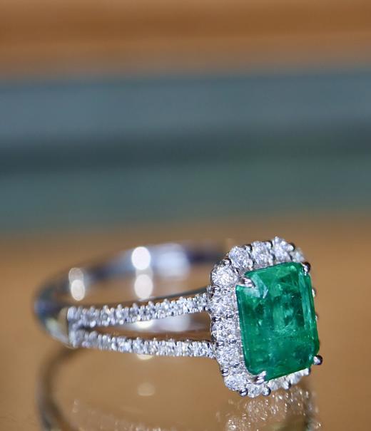 0.81ct刻面祖母绿戒指 商品图5