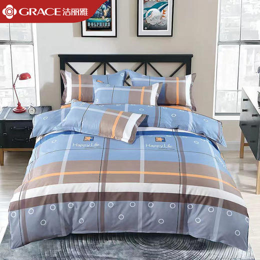 洁丽雅 绅士品格 轻奢四件套 JLY-CP677 商品图0