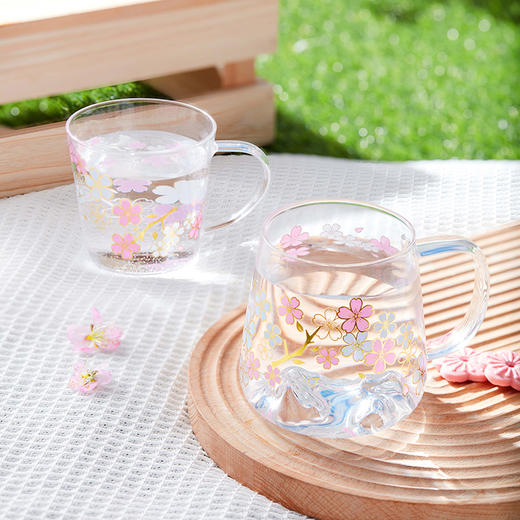 共禾京品 樱花纷飞系列玻璃杯山峰 ZFWAL22000036 商品图2