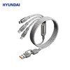 HYUNDAI  100W二拖三快充数据线   YH-NB011 商品缩略图0
