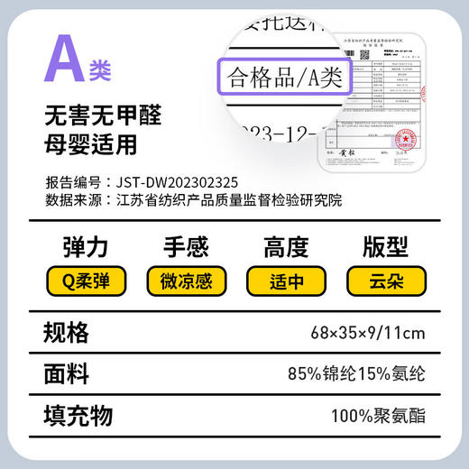 睡眠英雄 深睡云朵枕 100081015956 商品图4
