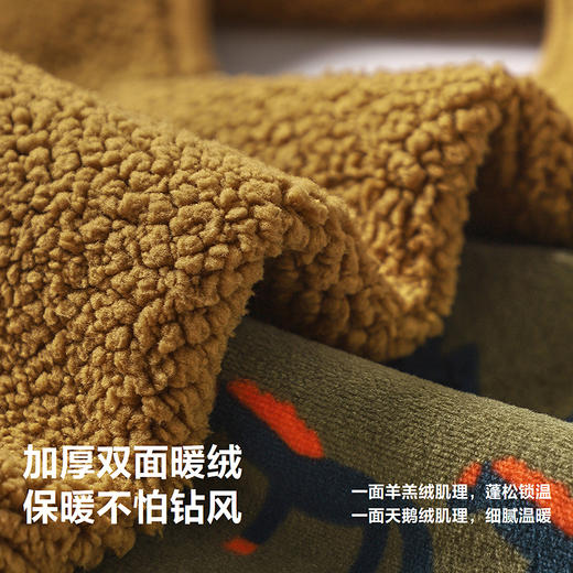 【双面穿】迷你巴拉男女童羊羔绒外套加厚毛绒上衣2025秋新款 商品图3