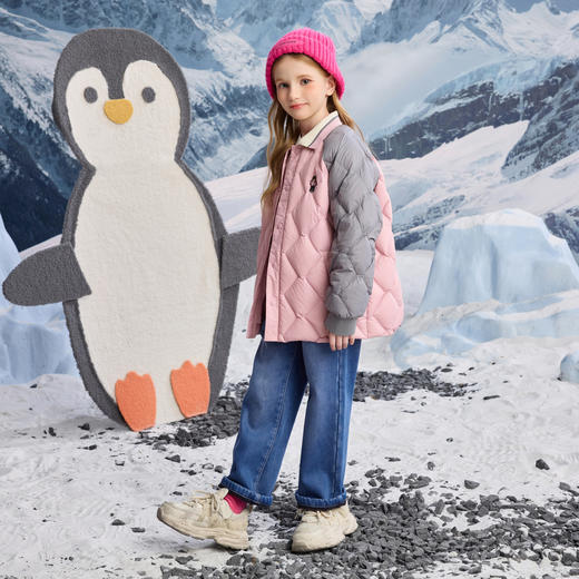 【MQD】童装儿童轻薄羽绒服秋冬季新款男童翻领外套宝宝保暖上衣 商品图3