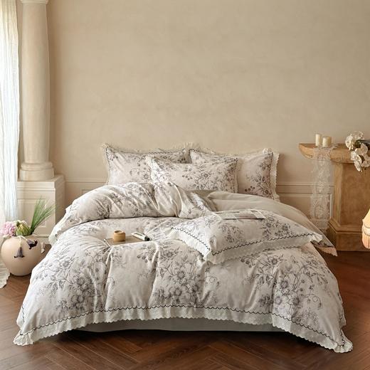 【商超爆款】丝享HC:全棉磨毛雅漾套件三件套/四件套 商品图3