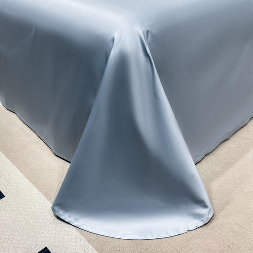 晚安家纺 净界长绒棉臻品四件套蓝200*230cm WA004 商品图1