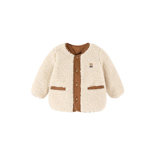 [泰迪熊IP联名]迷你巴拉男女童外套宝宝双面穿保暖外衣2025冬新品 商品图4