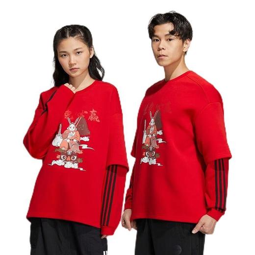 adidas阿迪达斯 中性套头卫衣 IQ1586 商品图4