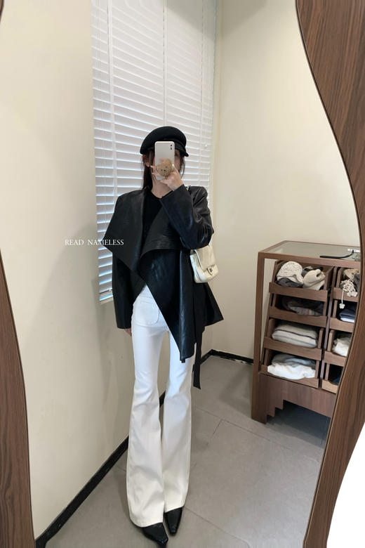 Read Nameless /摩登收腰黑色皮衣2025/10/16 商品图9