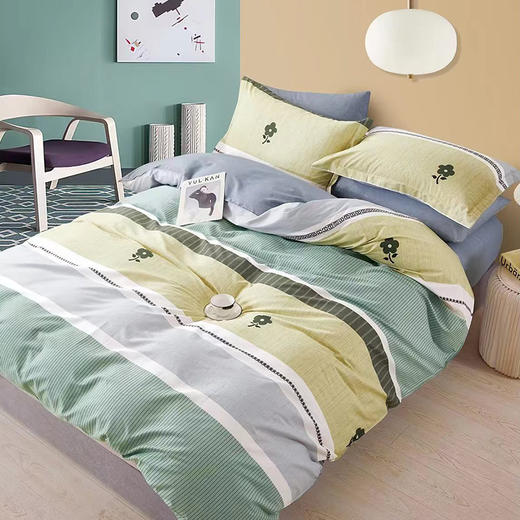 罗曼罗兰 全棉四件套新都时尚200*230cm 6925314751728 商品图0