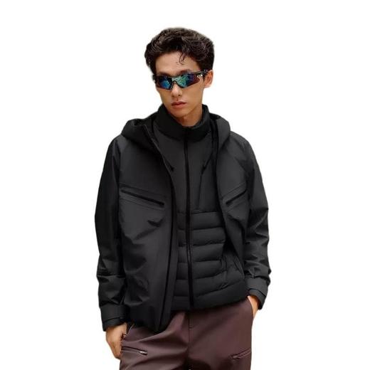 波司登 男短款连帽长袖羽绒服 B250331311 商品图0