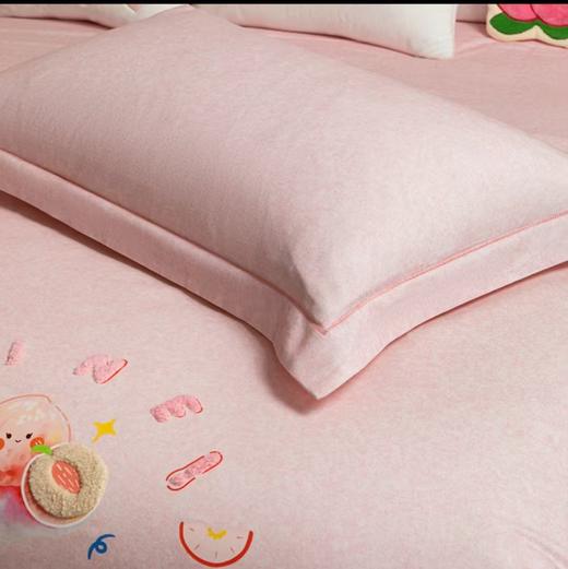 6F堂皇 桃气满满全棉磨毛四件套 商品图1
