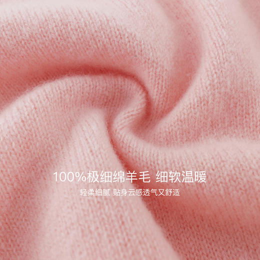 【100%羊毛】马克珍妮男女童轻柔温暖羊毛衫2025年冬装新款552031 商品图4