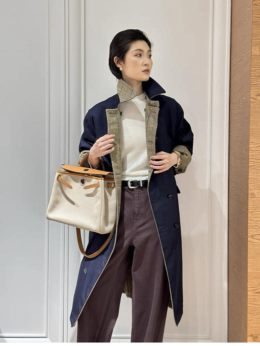 1015-2  亲戚工厂  男女同款 45R双面大衣 商品图13