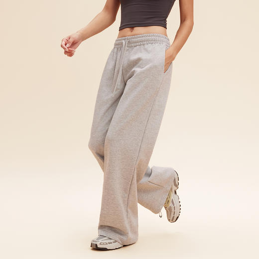 跃牌【禅语梵心】低腰运动宽松直筒卫裤女百搭休闲运动裤显瘦健身裤松弛瑜伽裤CK5642 商品图3