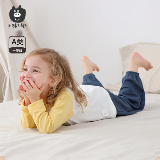 小猪大卫宝宝纯棉长袖T恤秋冬季打底舒适上衣90-120 商品图2