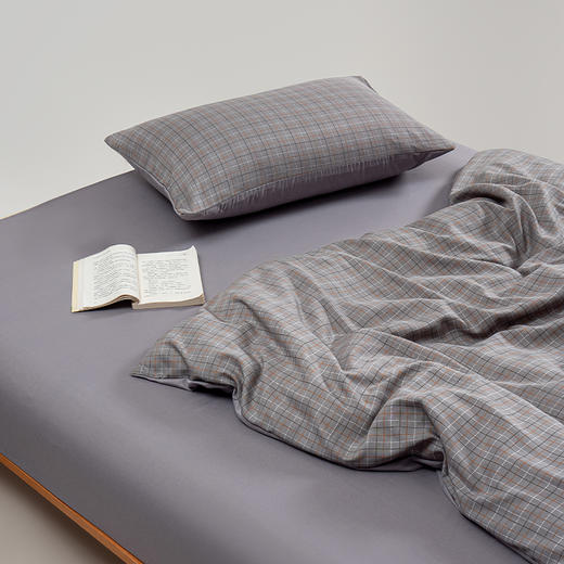 無印良品 米几棉麻四件套-棉麻灰200x230cm MJ-T2025-0299 商品图4
