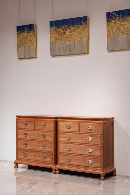 红桥红 | 家具严选  缅甸花梨（大果紫檀）【106 明式素面 五斗柜】 商品图1