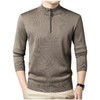 丰讯 男士秋冬季半高领拉链纯色时尚休闲针织衫毛衣 FXT5254 商品缩略图2