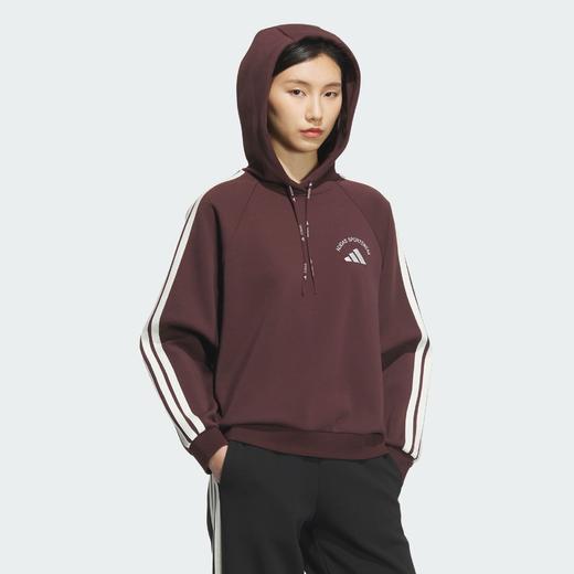 Adidas阿迪达斯SOFT DOUBLEKNIT HOODIE 针织运动休闲连帽套头衫KC0033 商品图2