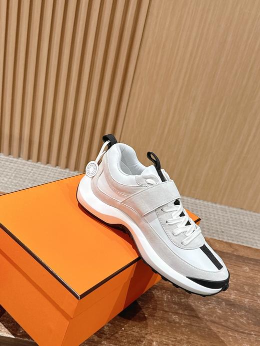 爱玛仕KHEA魔术贴系带德比运动鞋(DBG) 商品图4