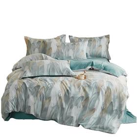 彼加曼 佰花锦高密棉科技布四件套-羽毛200*230cm BGM-T2535