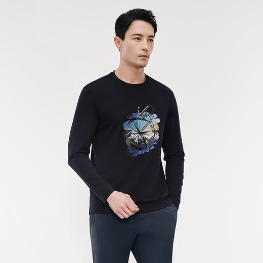 KALTENDIN卡尔丹顿 男长袖T恤 KEBS10501RA 商品图3