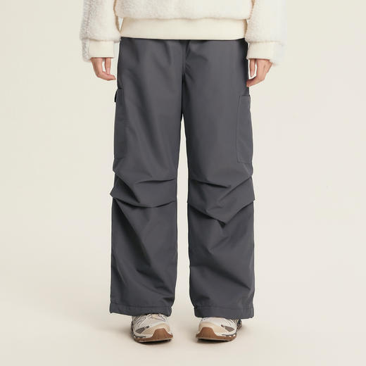 笛莎Deesha青少年女童裤子2025冬季女童工装潮酷加绒工装裤 商品图0