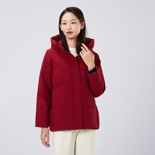 2025冬新款中老年短款休闲大码加厚妈妈装羽绒服8667 商品图3