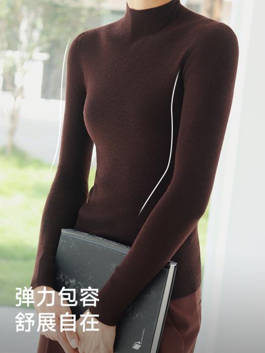 舒软肌底衣 48支美丽诺羊毛无缝一体打底衫FCF3WST097、FCF3WST098 商品图4