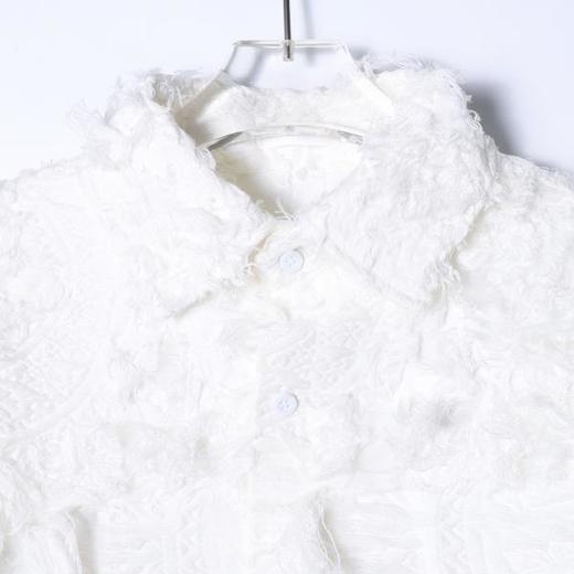 SDSA男士秋冬新款痞帅男装潮牌重工流苏纯色纽扣翻领长袖衬衫百搭 商品图1