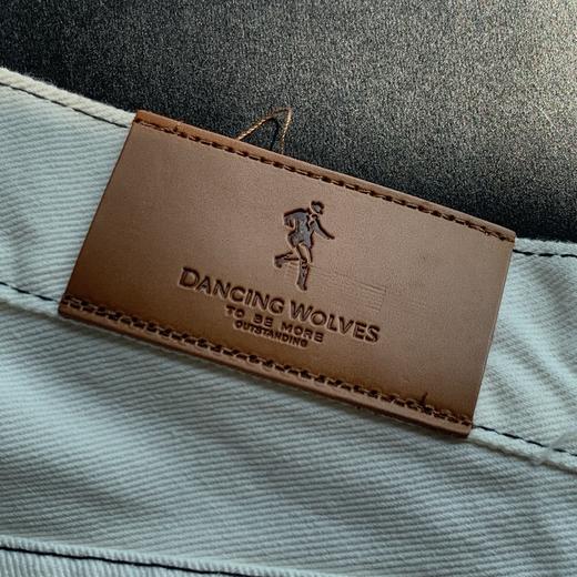 男女同款 白色牛仔显瘦窄版中低腰直筒裤（蕾姐穿29码宽松） 商品图8