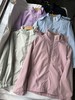 贝壳三 户外防风防泼水立领连帽冲锋衣女简约纯色外套女C101521 商品缩略图6